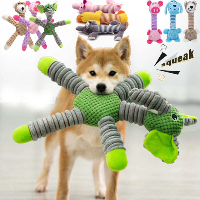 Indestructible Dog Chew Toy - Indestructible Large Dog Sound Squeaky Toys