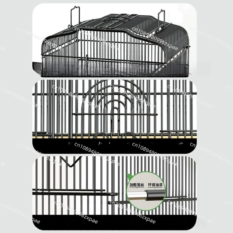 Pet Feeders - Hut Feeder Nest Bird Cage Parrot