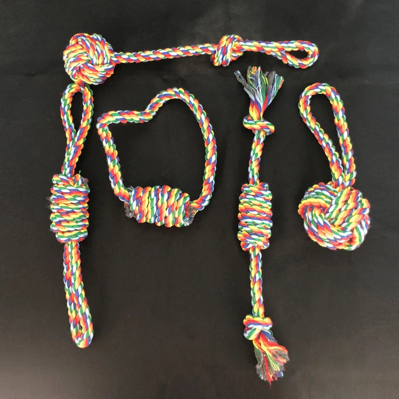 Dog Rope Toy Aggressive Chewers - Durable Dog Rope Toys for Aggressive