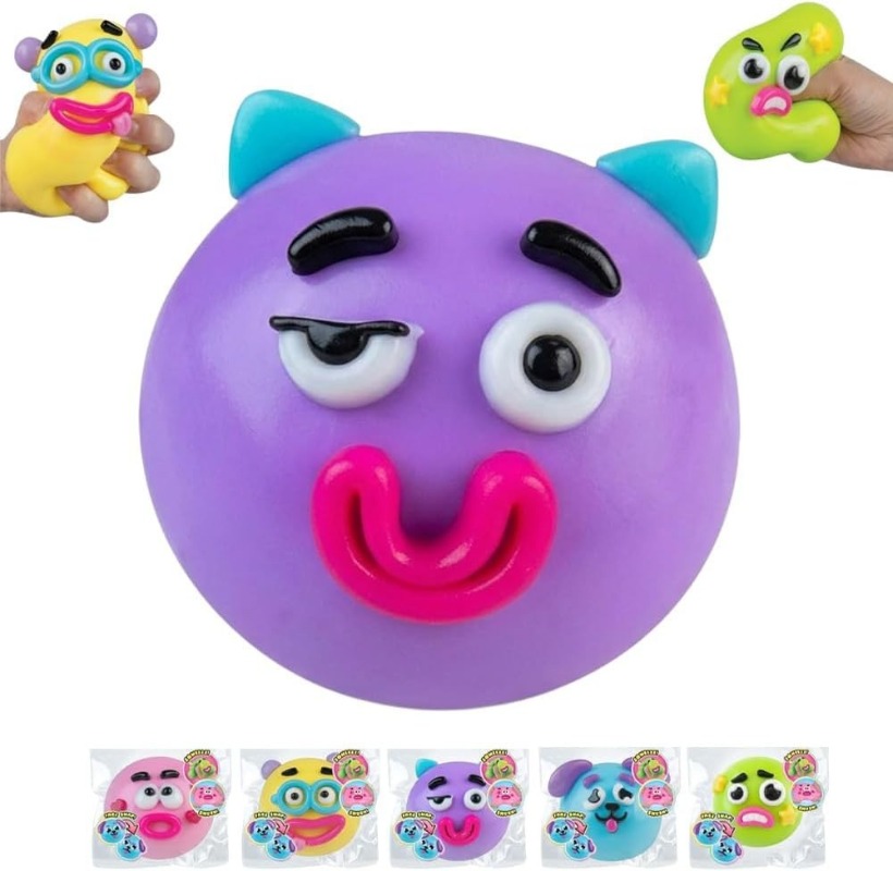 DIY Smushers Squishy Dog Face  - đánh giá và giá Interactive Squeaky Plush Dog Toy