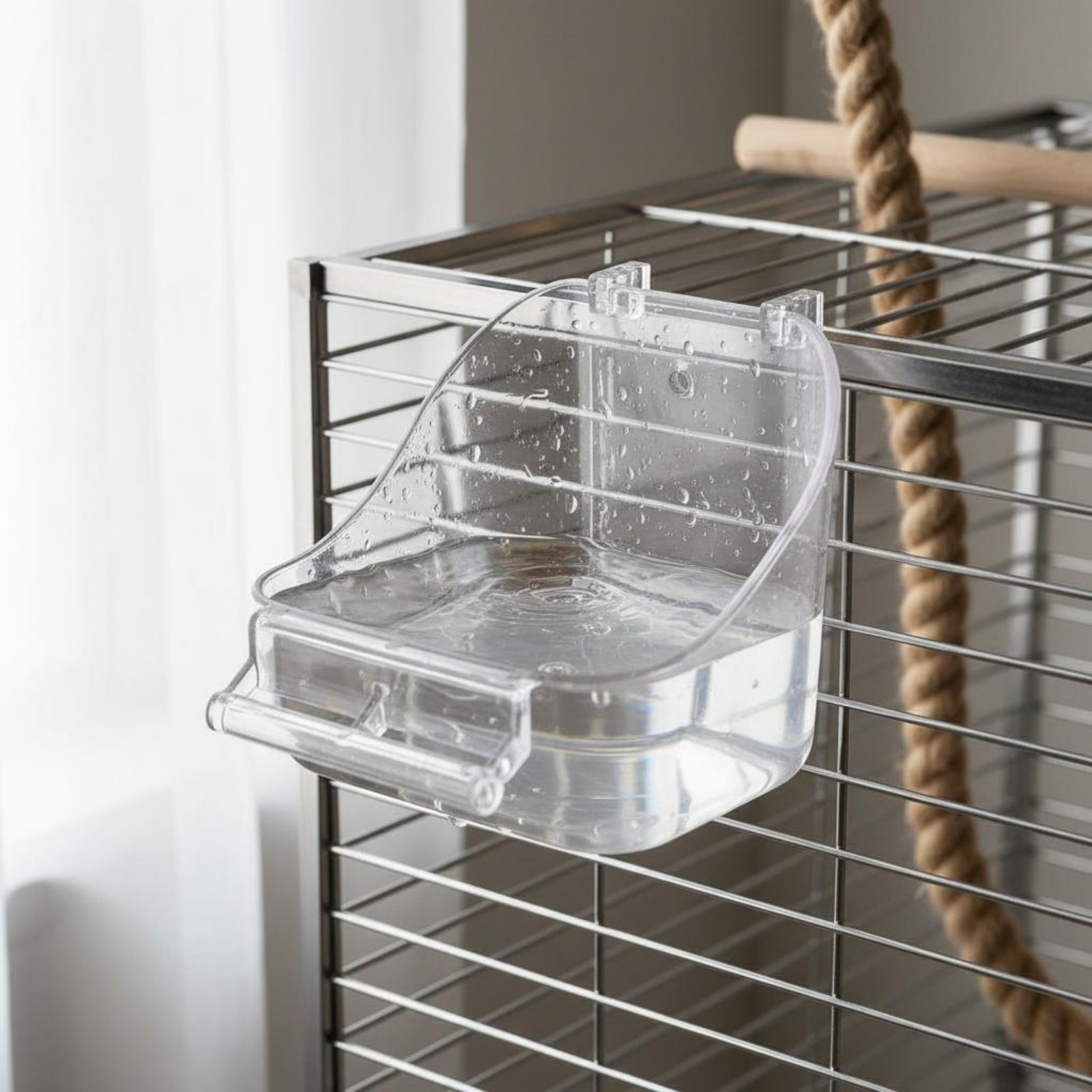 Bird Food Bowl Removable Enclo - đánh giá và giá Pet Feeders
