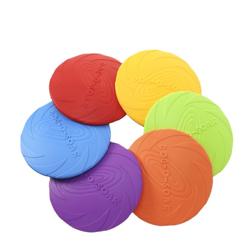 Interactive Silicone Flying Sa - đánh giá và giá Flying Disc Dog Training Toy