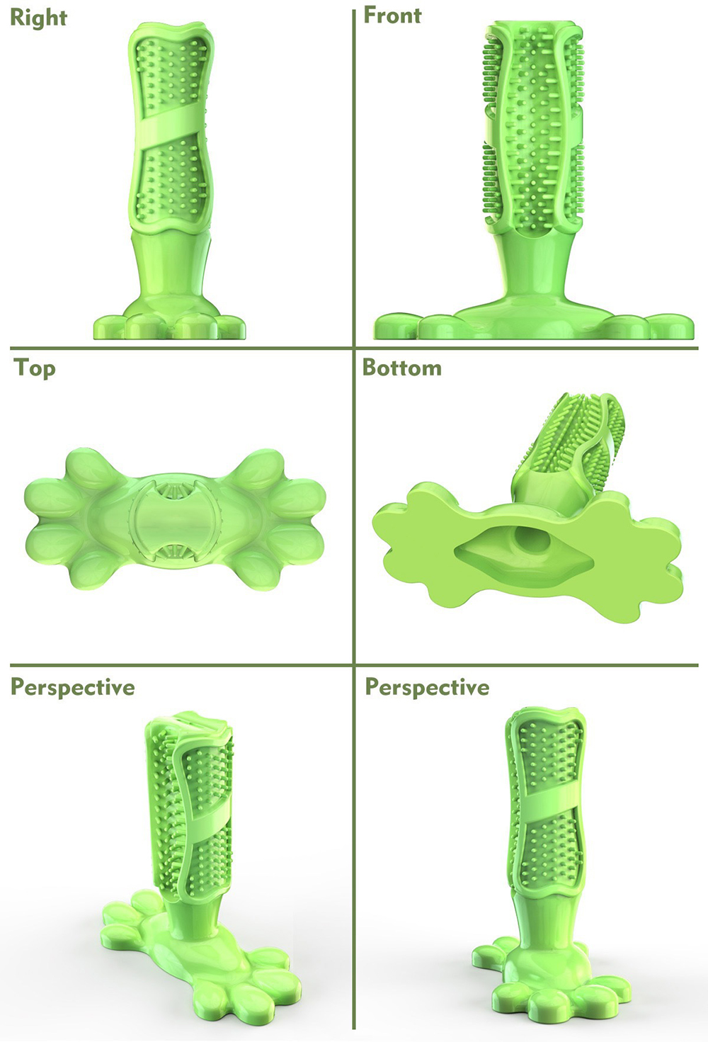 Pet Dog Cactus Interactive Rub - đánh giá và giá Rubber Treat Dispensing Dog Toy