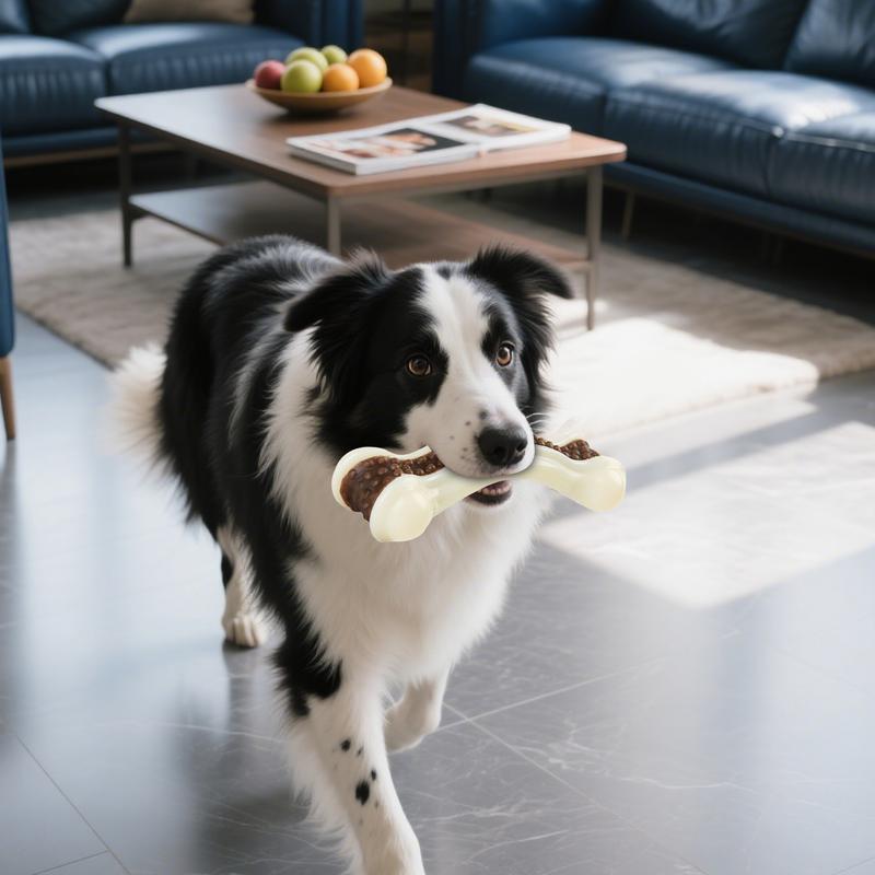 Dog Bone Toy Interactive Clean - đánh giá và giá Teeth Cleaning Dog Chew Bone