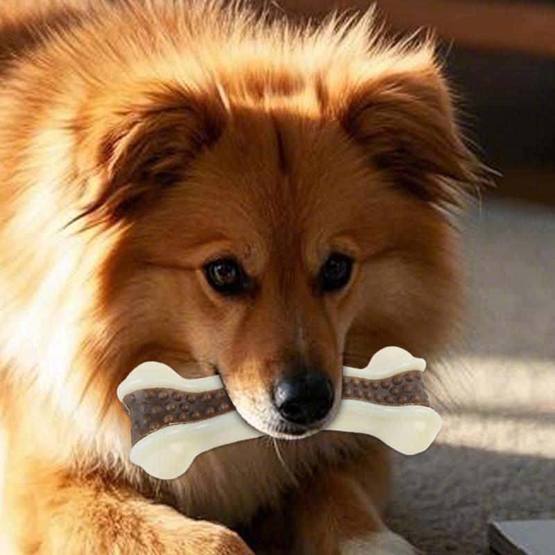 Dog Bone Toy Interactive Clean - đánh giá và giá Teeth Cleaning Dog Chew Bone