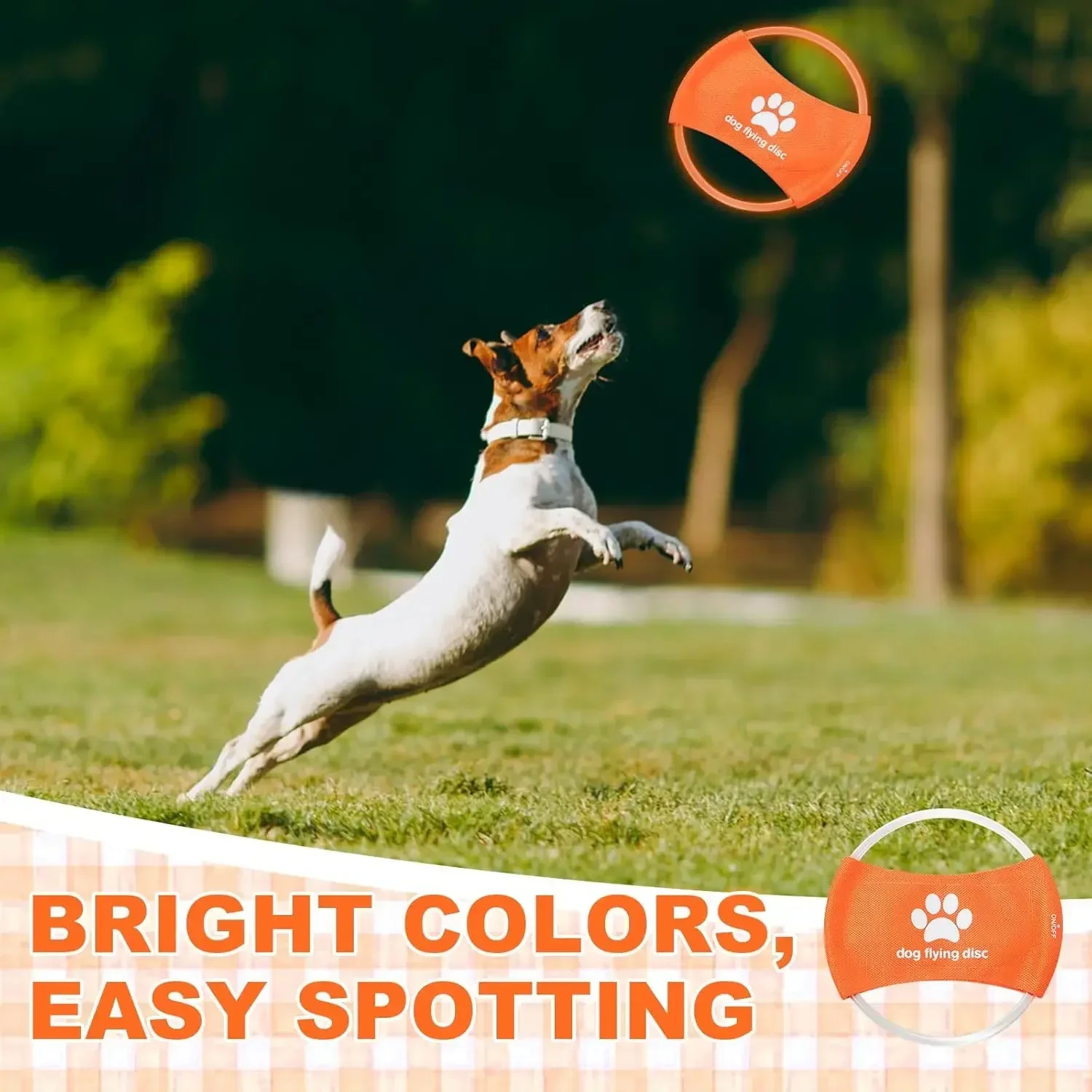 Dog Toy LED Glowing Rechargeab - đánh giá và giá Flying Disc Dog Training Toy