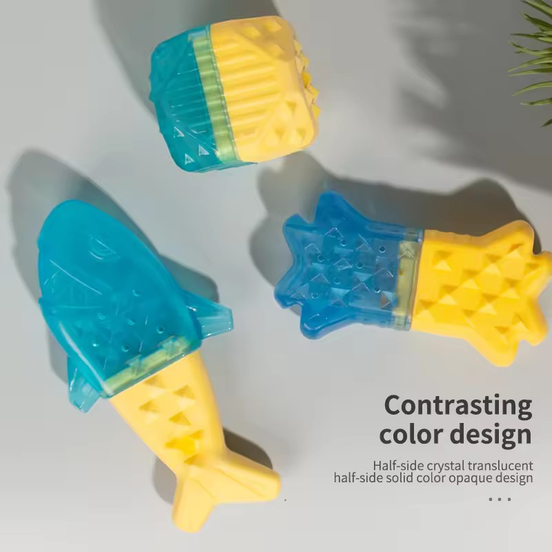 Pet Fish Bone TPR Dog Toy Wate - đánh giá và giá Teeth Cleaning Dog Chew Bone