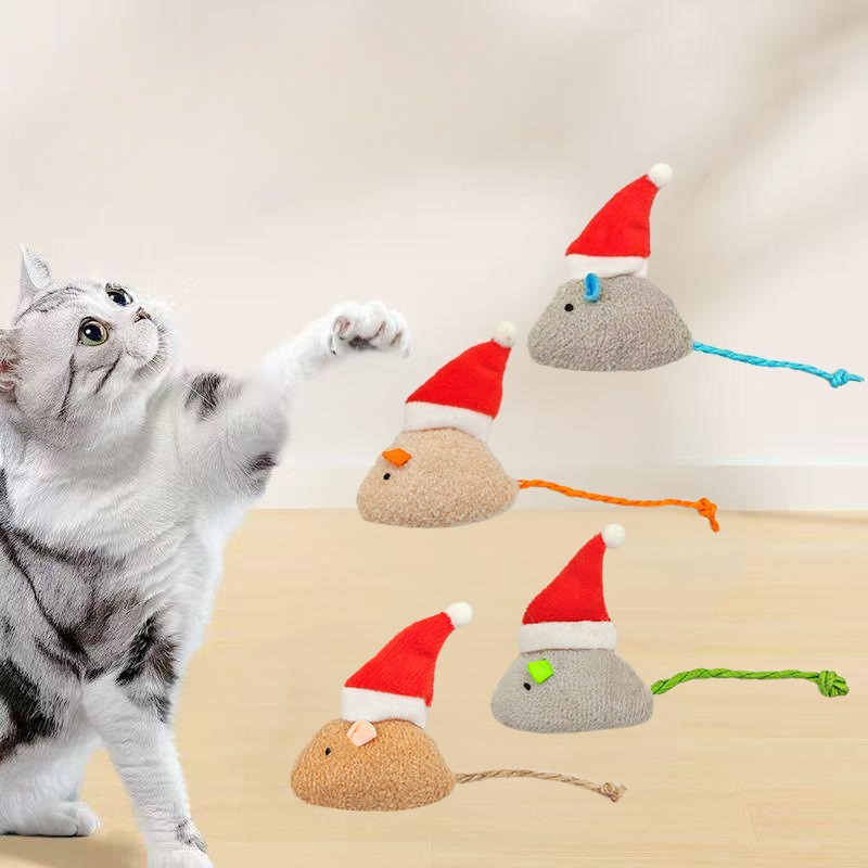 5pcs Cat Push Chew Toy Catnip  - đánh giá và giá Catnip Interactive Plush Mouse