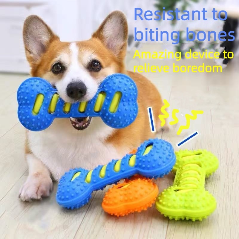 Durable Rubber Dog Chew Toy Sq - đánh giá và giá Teeth Cleaning Dog Chew Bone