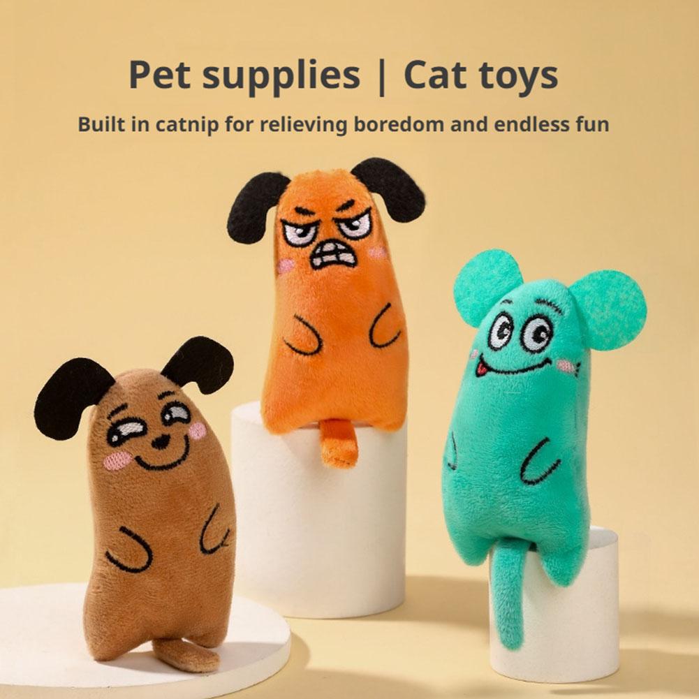 Cartoon Expression Cat Toys Pl - đánh giá và giá Catnip Interactive Plush Mouse