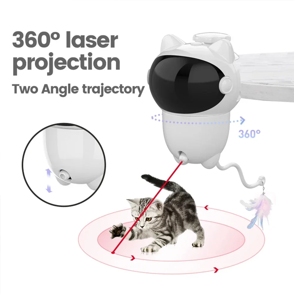 360 Interactive Cat Laser Toy  - đánh giá và giá Laser Pointer Cat Toy Automatic