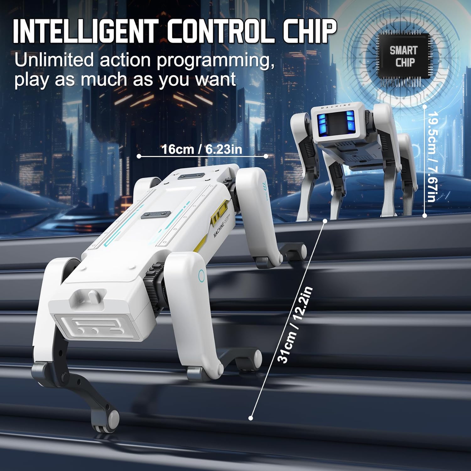 RC Mechanical Dog Multifunctio - đánh giá và giá Interactive Squeaky Plush Dog Toy