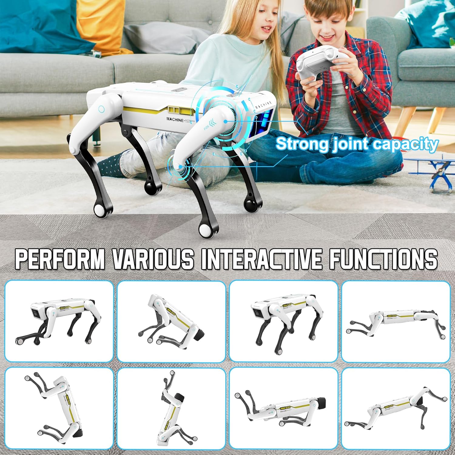 RC Mechanical Dog Multifunctio - đánh giá và giá Interactive Squeaky Plush Dog Toy