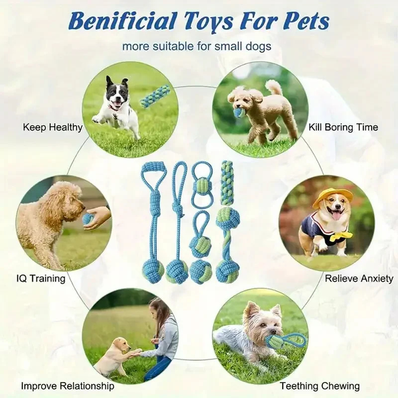 1/7 Pack Heavy Duty Dog Tug Ro - đánh giá và giá Dog Rope Toy Aggressive Chewers