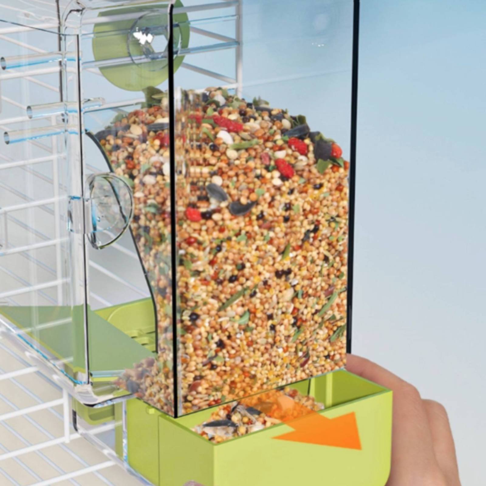 Seed Separating Feeder Splash- - đánh giá và giá Pet Feeders