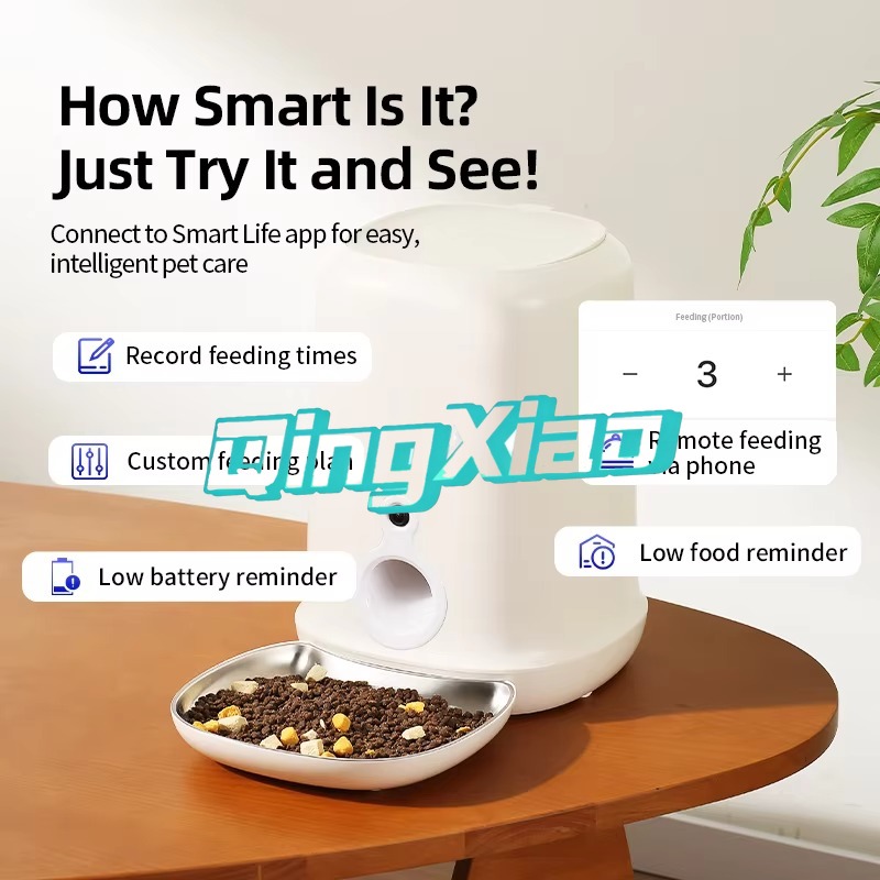 Fully Automatic Smart 4L Stain - đánh giá và giá Pet Feeders