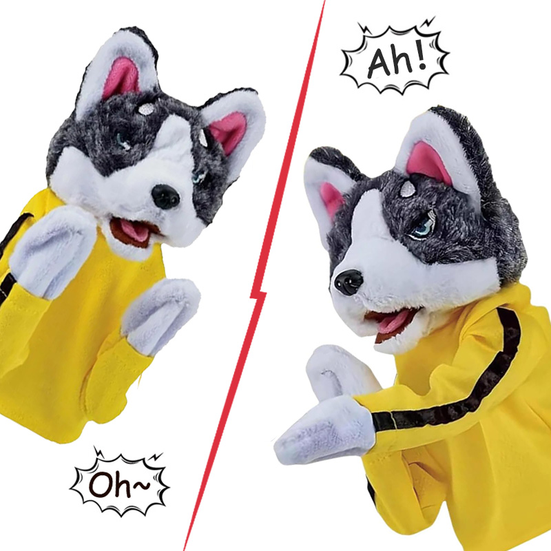 Kid Kung Fu Husky Gloves Toy F - đánh giá và giá Interactive Squeaky Plush Dog Toy