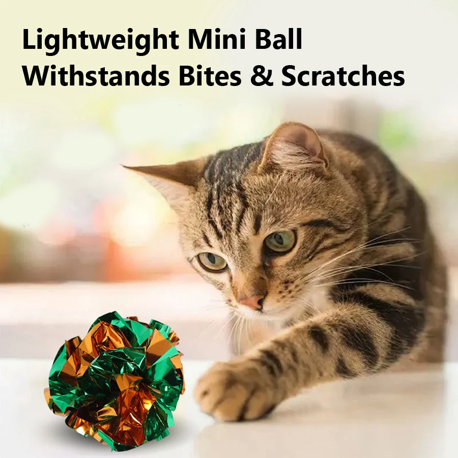5/10Pcs Crinkle Ball Cat Toys  - đánh giá và giá Laser Pointer Cat Toy Automatic